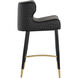 Gianni 37 inch Dillon Stratus / Dillon Black Counter Stool